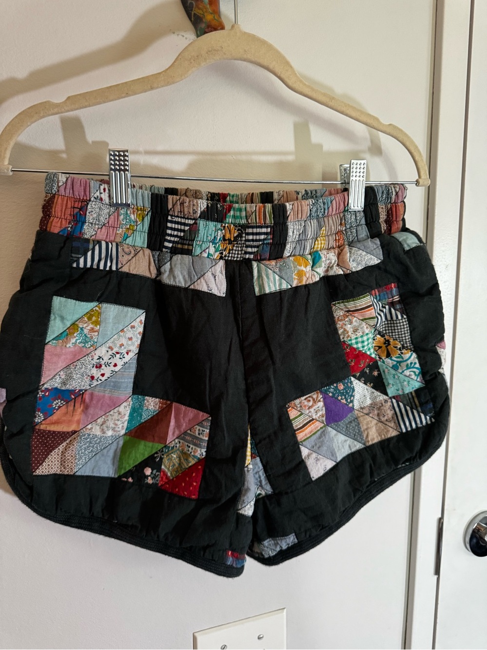 SEA NEW YORK TILIA PATCHWORK QUILTED SHORTS - Picture 5 of 7